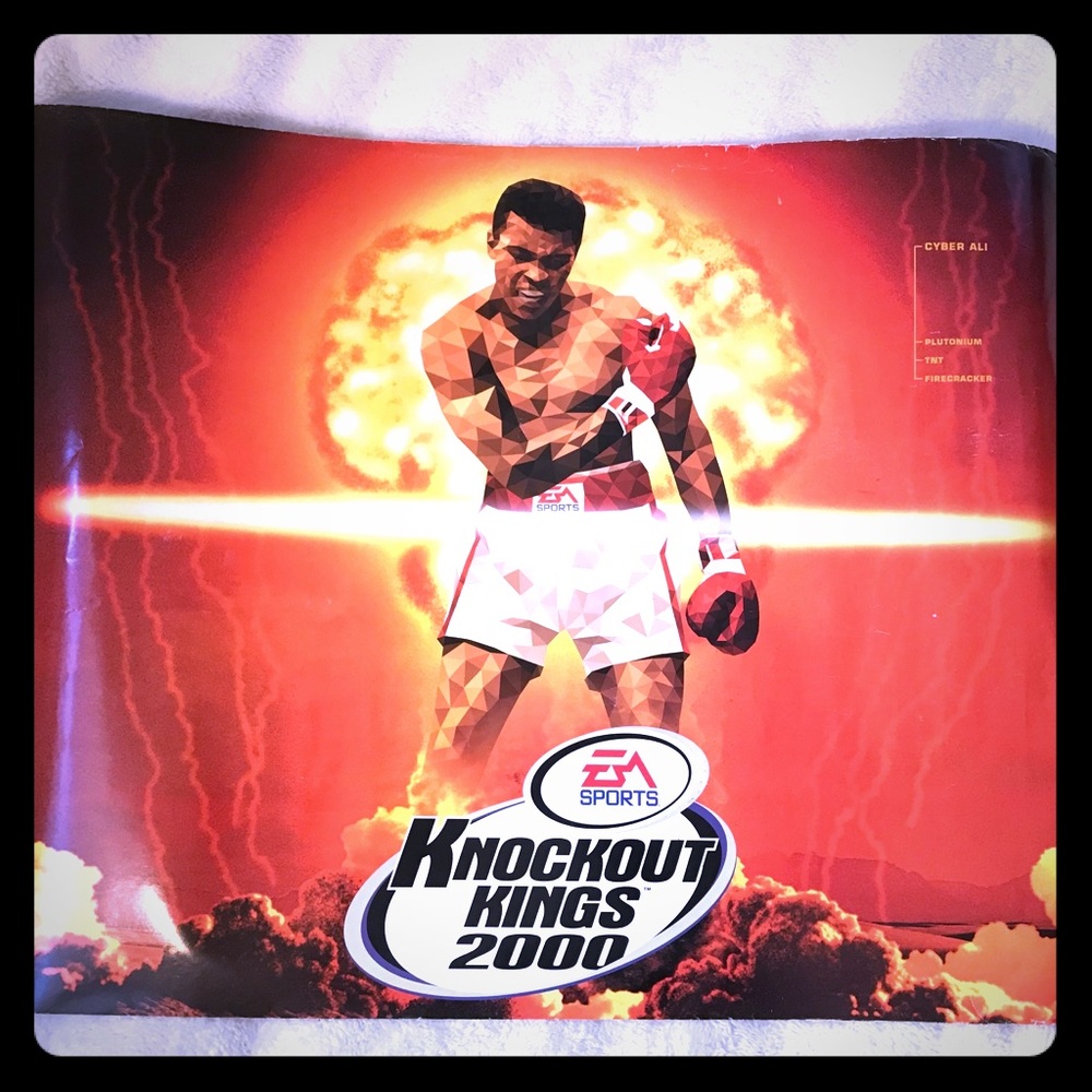 🏁 EA SPORTS 🏁 KNOCKOUT KINGS 2000 POSTER